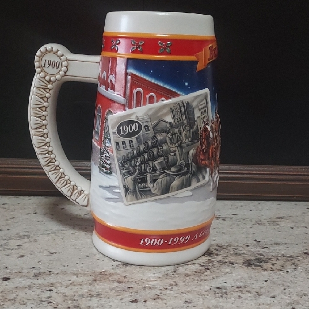 Vintage 1900 Commemorative Beer Stein - Multicolor